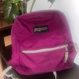 Jansport backpack magenta/ purple